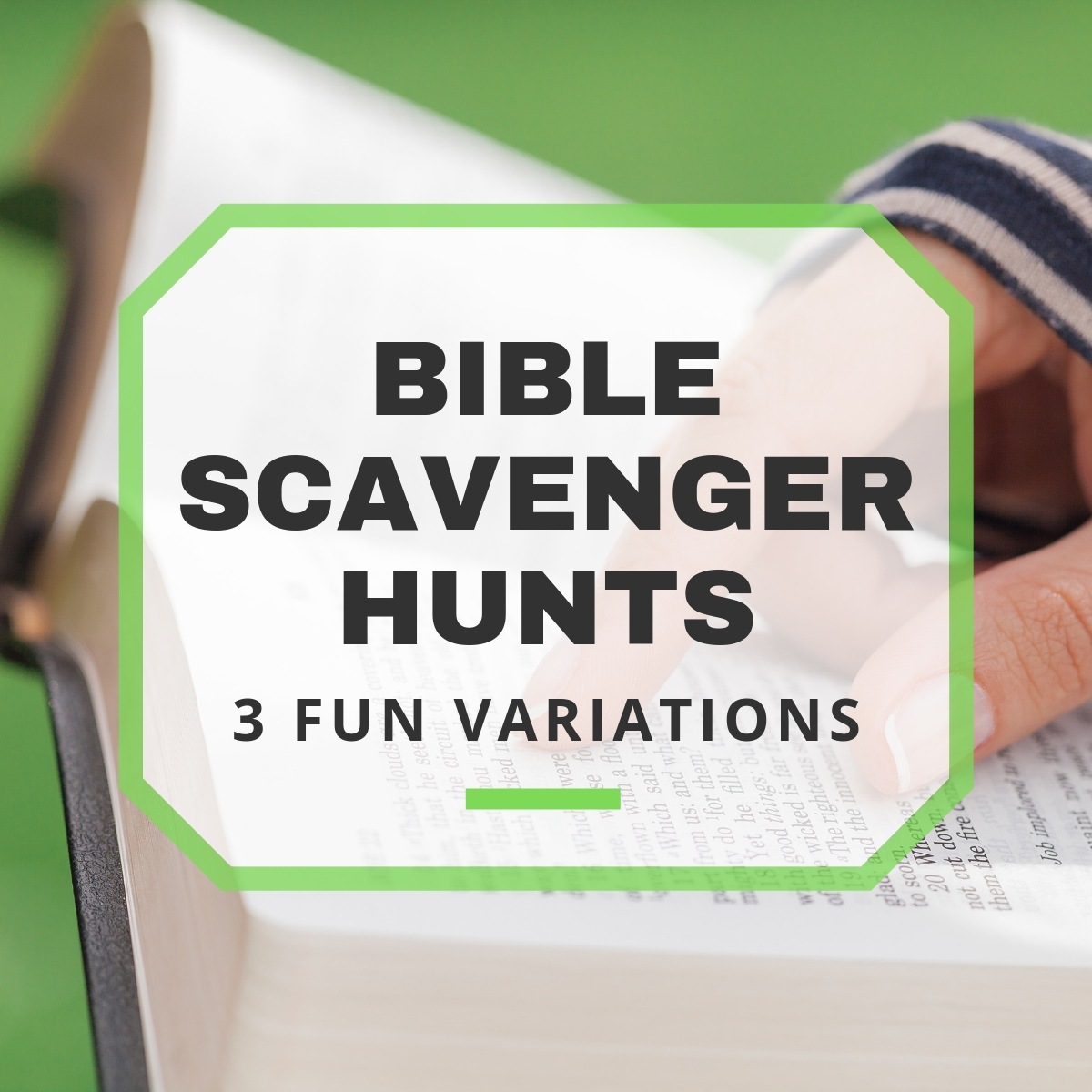 Bible Scavenger Hunts: 24 Fun Variations to Play With Family & Friends With Bible Scavenger Hunt Worksheet