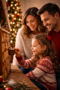 Christmas tradition: opening advent calendars.