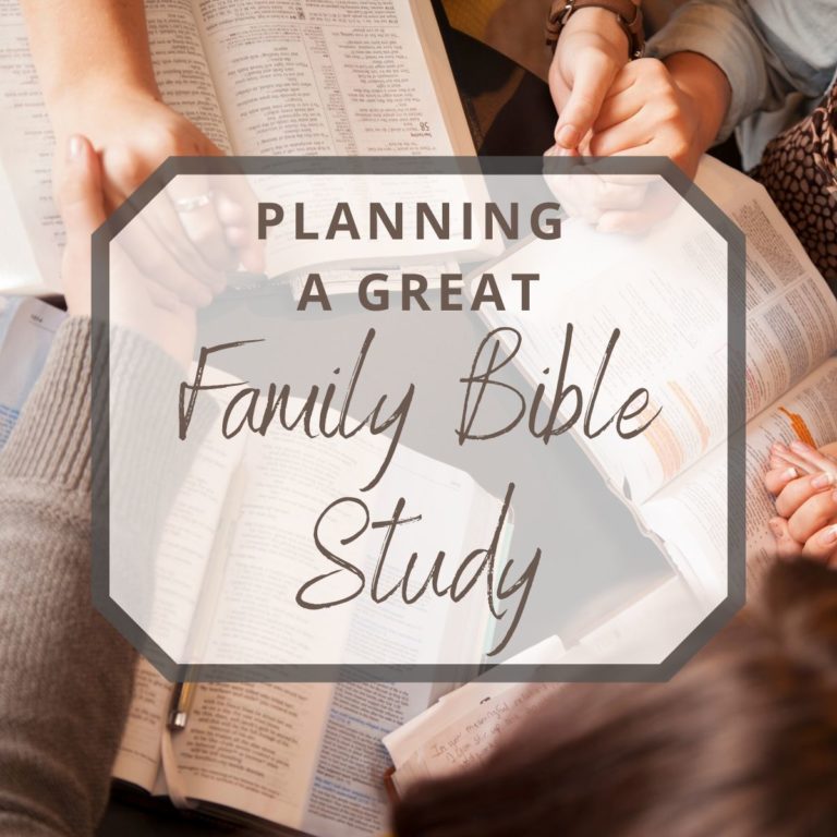 a top view photo of a family bible study
