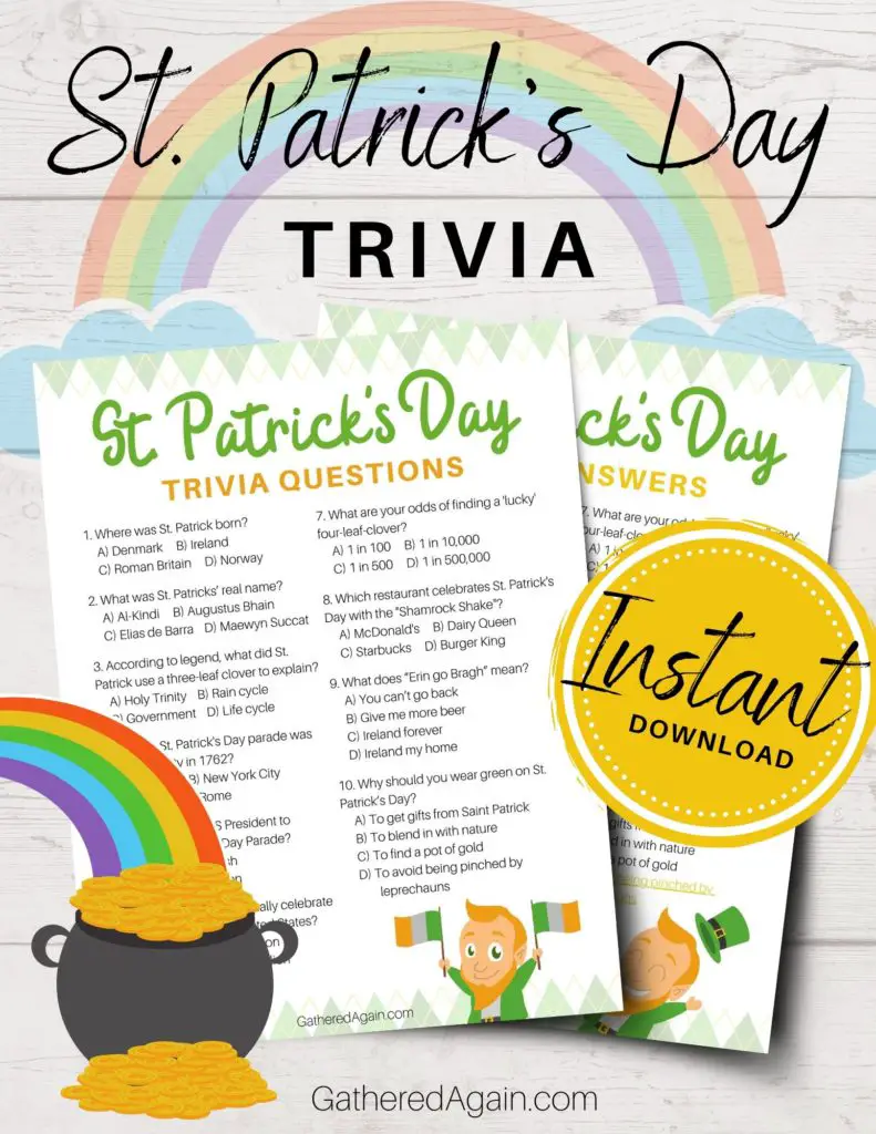 St Patrick S Day Trivia To Quiz Your Friends And Family