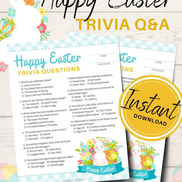 Easter trivia featured