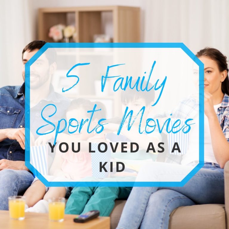 family watching a sports movie