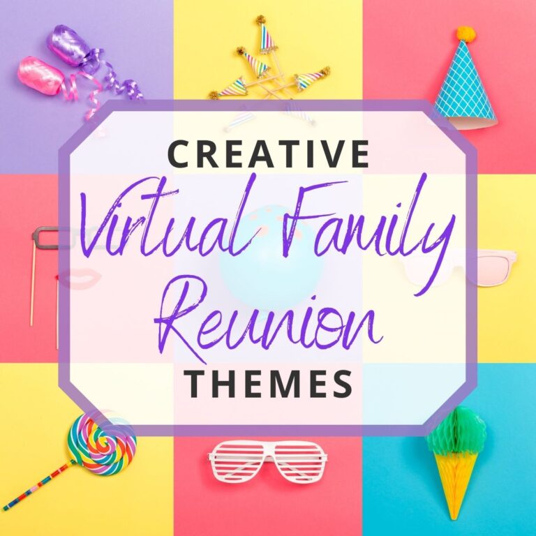 virtual family reunion themes