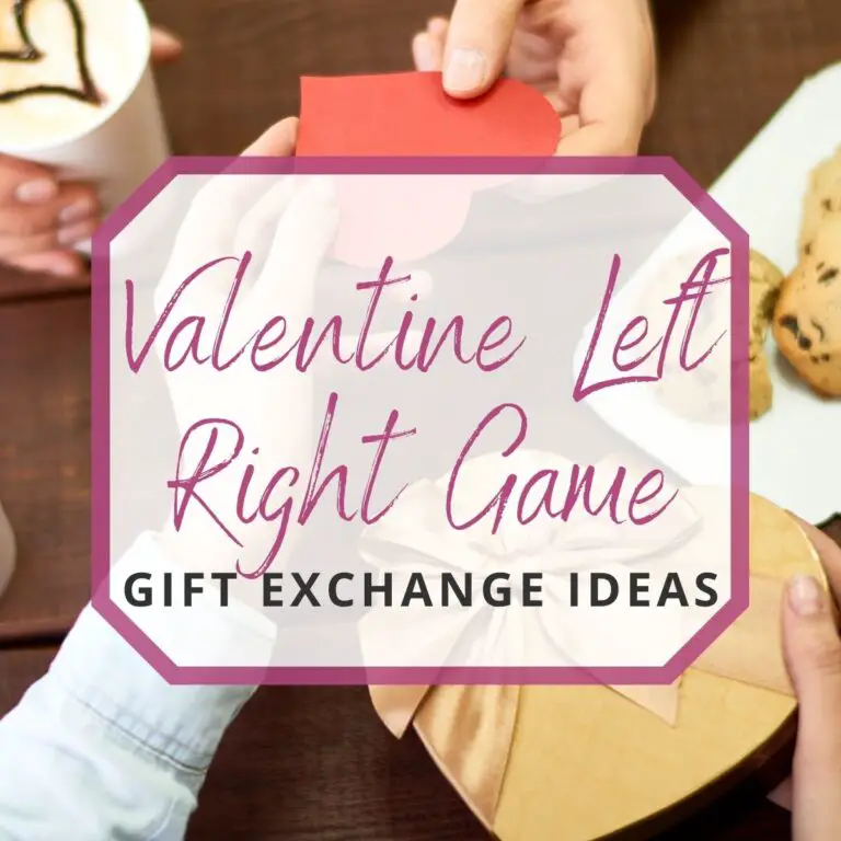 swapping valentine gifts (left right game)