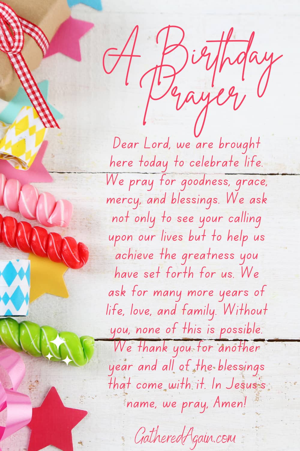 What to Say in an Opening Prayer for a Birthday Party